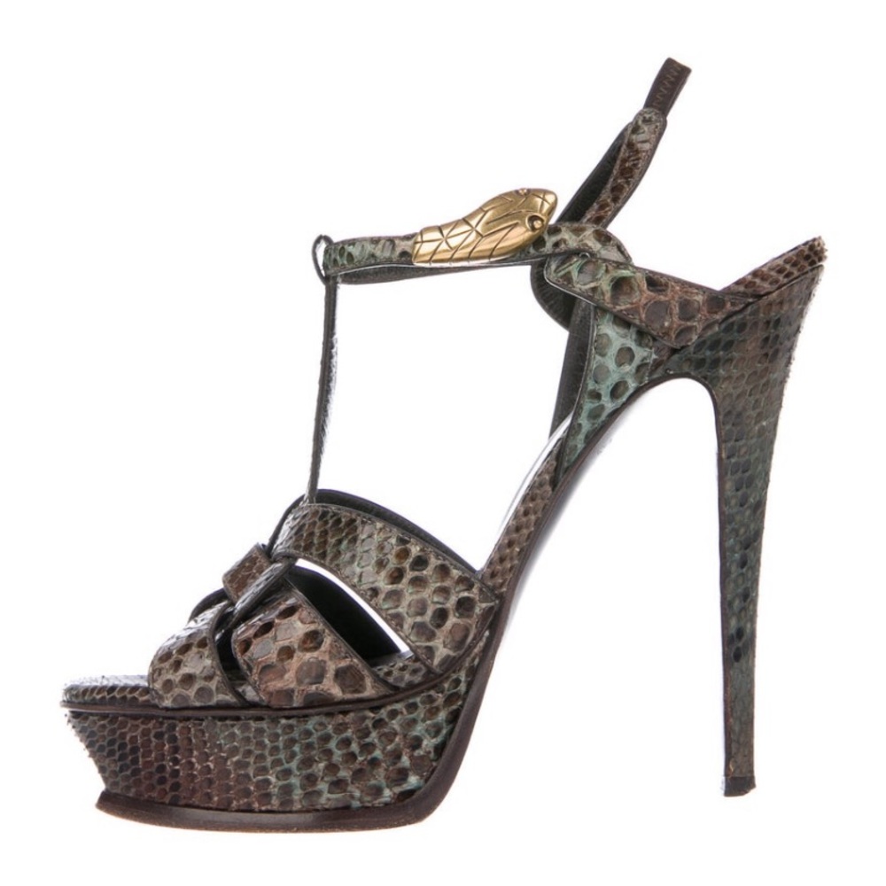 COPY - YSL tribute 🐍 snake army color heels